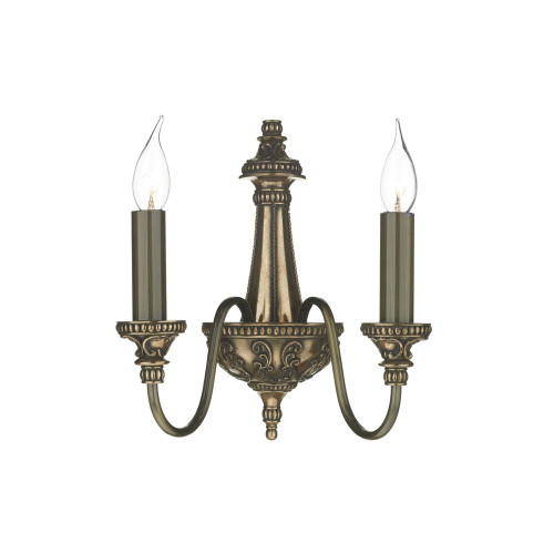 David Hunt Lighting David Hunt BAI0963 Bailey 2 Light Rich Bronze Wall Light 