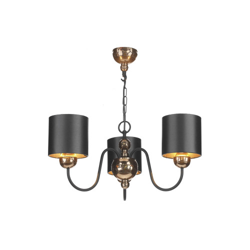 David Hunt Lighting David Hunt GAR0373 Garbo 3 Light Bronze Ceiling Pendant 