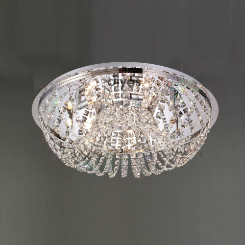 Diyas Lighting Diyas IL30044 Cosmos 7 Light Polished Chrome Ceiling Pendant 
