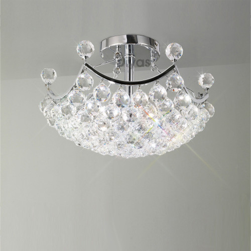 Diyas Lighting Diyas IL30035 Cesto 4 Light Polished Chrome Ceiling Pendant 