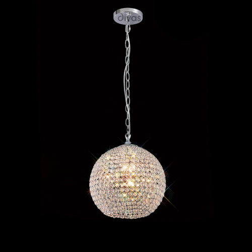 Diyas Lighting Diyas IL30192 Ava 5 Light Polished Chrome Ceiling Pendant 