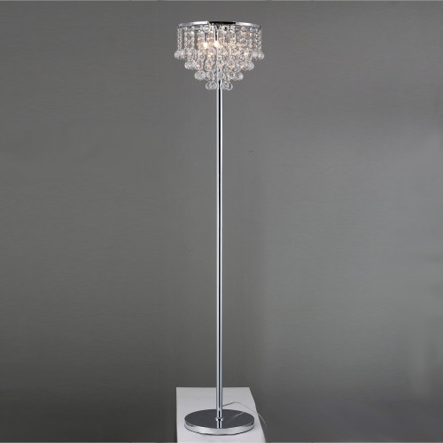 Diyas Lighting Diyas IL30029 Atla 4 Light Polished Chrome Floor Lamp 