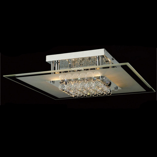 Diyas Lighting Diyas IL30024 Delmar 6 Light Polished Chrome Semi-Flush 