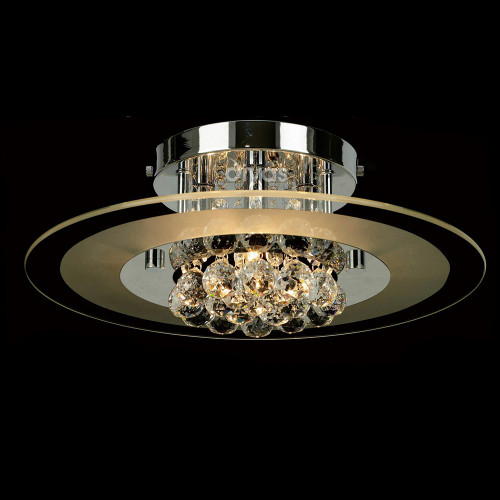 Diyas Lighting Diyas IL30021 Delmar 4 Light Polished Chrome Semi-Flush 