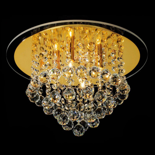Diyas Lighting Diyas IL30208 Atla 4 Light Gold Plated Semi-Flush 