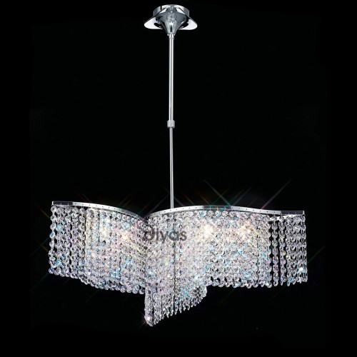 Diyas Lighting Diyas IL30572 Fabio 6 Light Polished Chrome Ceiling Pendant 