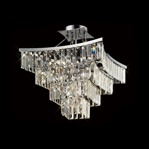 Diyas Lighting Diyas IL30642 Gianni 5 Light Polished Chrome Ceiling Pendant 