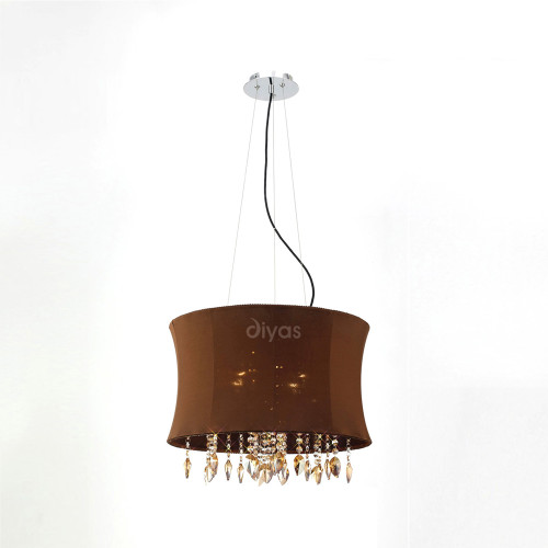 Diyas Lighting Diyas IL30564 Niki 4 Light Polished Chrome Ceiling Pendant 