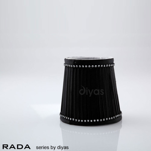 Diyas Lighting Diyas ILS10641 Rada Black Fabric Lamp Shade 