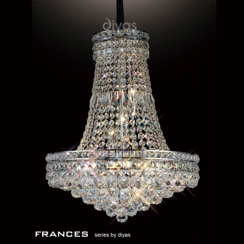 Diyas Lighting Diyas IL31420 Frances 14 Light Polished Chrome Chandelier 