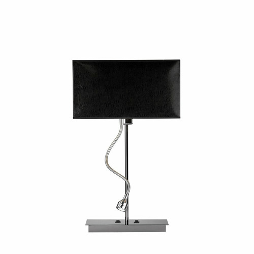 Dar Lighting Dar  AMA4050 Amalfi 1 Light Polished Chrome Table Lamp 