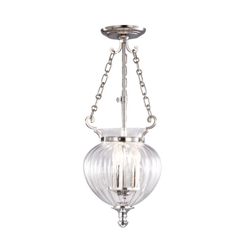 Elstead Lighting Elstead FP/P/S POL NICKEL Finsbury Park Lantern 