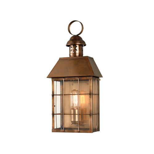 Elstead Lighting Elstead HYDE-PARK-BR Olde England 1 Light Solid Brass Lantern 