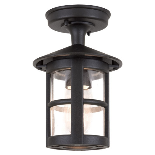 Elstead Lighting Elstead BL21A-BLACK Hereford 1 Light Black Rigid Tube Lantern 
