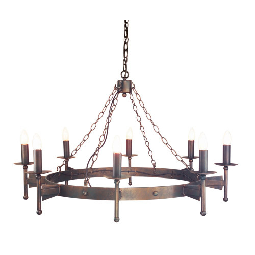 Elstead Lighting Elstead CW8-OLD-BRZ Cromwell 8 Light Old Bronze Chandelier