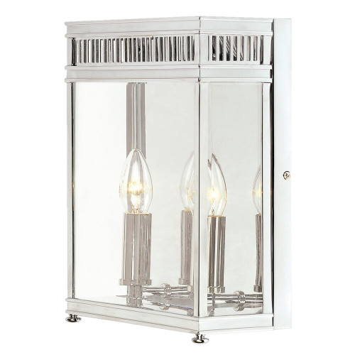 Elstead Lighting Elstead HL7-M-PC Holborn 2 Light Polished Chrome Wall Lantern