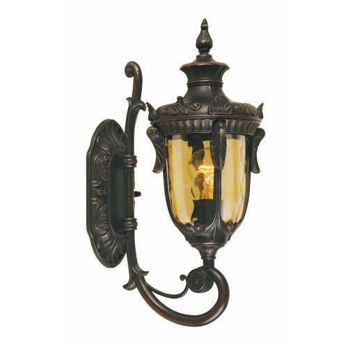 Elstead Lighting Elstead PH1-S-OB Philadelphia 1 Light Old Bronze Wall Lantern