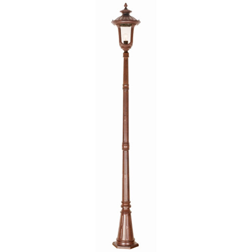 Elstead Lighting Elstead CC5-M Chicago 1 Light Rusty Bronze Medium Lamp-Post