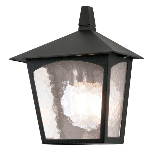 Elstead Lighting Elstead BL15-BLACK York 1 Light Black Half Wall Lantern