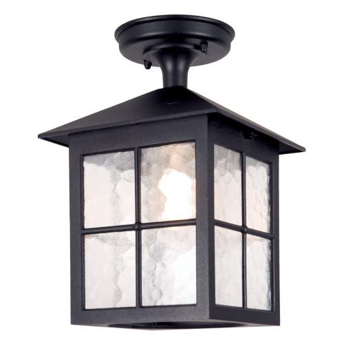 Elstead Lighting Elstead BL18A-BLACK Winchester 1 Light Rigid Tube Lantern