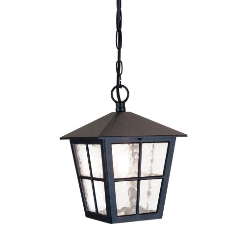 Elstead Lighting Elstead BL48M-BLACK Canterbury Black Porch Chain Lantern