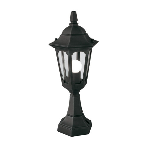 Elstead Lighting Elstead PRM4-BLACK Parish Mini 1 Light Black Pedestal Lantern