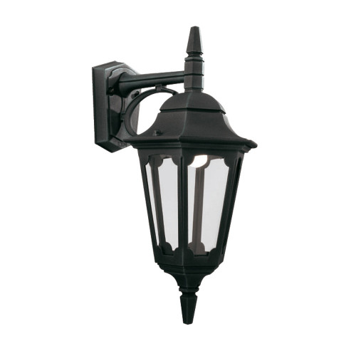 Elstead Lighting Elstead PR2-BLACK Parish 1 Light Black Wall Lantern