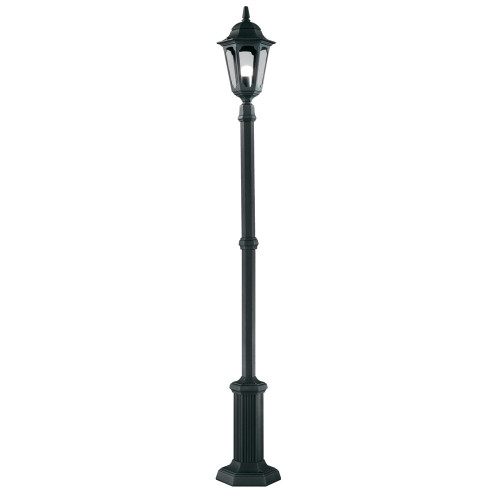 Elstead Lighting Elstead PR6-BLACK Parish 1 Light Black Midi Lamp Post