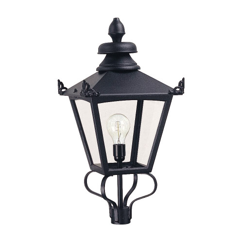 Elstead Lighting Elstead GL1-BLACK Grampian 1 Light Black Lantern Head Only