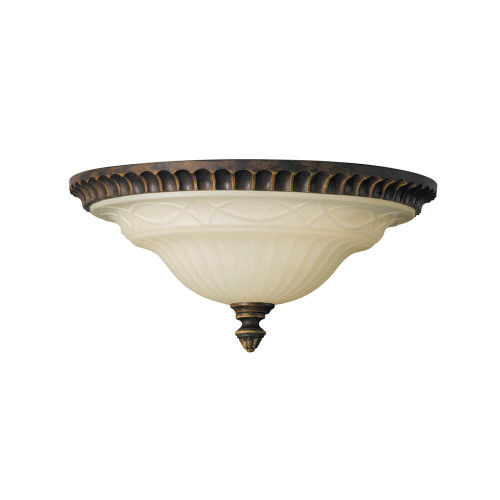 Elstead Lighting Elstead FE-DRAWING-ROOM-FA Drawing Room Walnut Flush Fitting