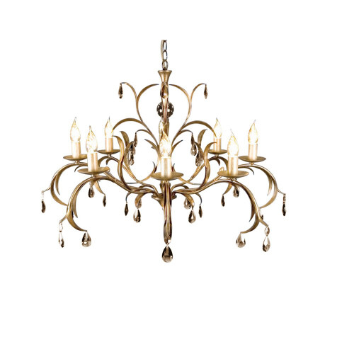 Elstead Lighting Elstead LL8-ANT-BRZ 8 Light Metallic Bronze Chandelier