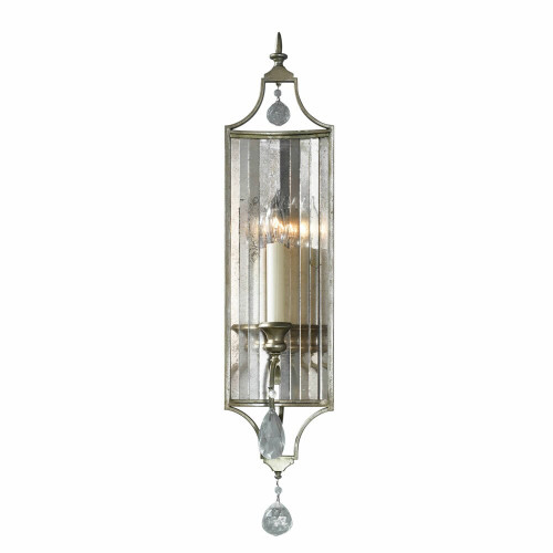 Elstead Lighting Elstead FE-GIANNA1 Gianna 1 light Gilded Silver Wall Light