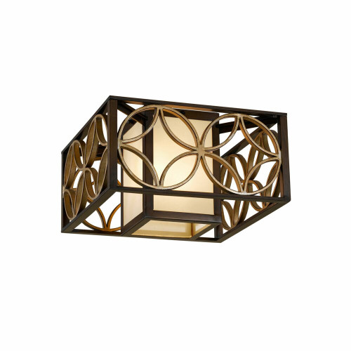 Elstead Lighting Elstead FE-REMY-F Remy 2 Light Gold/Bronze Flush Fitting