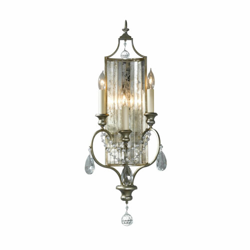 Elstead Lighting Elstead FE-GIANNA3W Gianna 3 light Gilded Silver Wall Light
