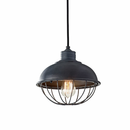 Elstead Lighting ELstead FE-URBANRWL-P-B Urban Renewal Antique Iron Pendant