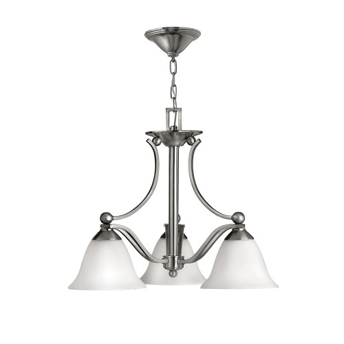 Elstead Lighting Elstead HK-BOLLA3 Bolla Brushed Nickel Ceiling Pendant