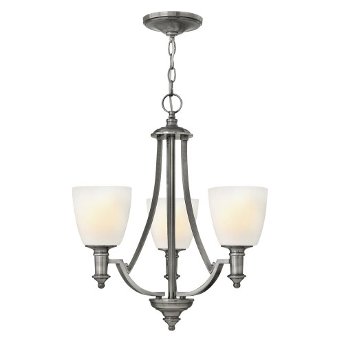 Elstead Lighting Elstead HK-TRUMAN3 Truman 3 Light Antique Nickel Pendant