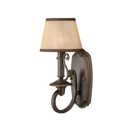 Elstead Lighting Elsted HK-PLYMOUTH1 Plymouth 1 Light Olde Bronze wall Light
