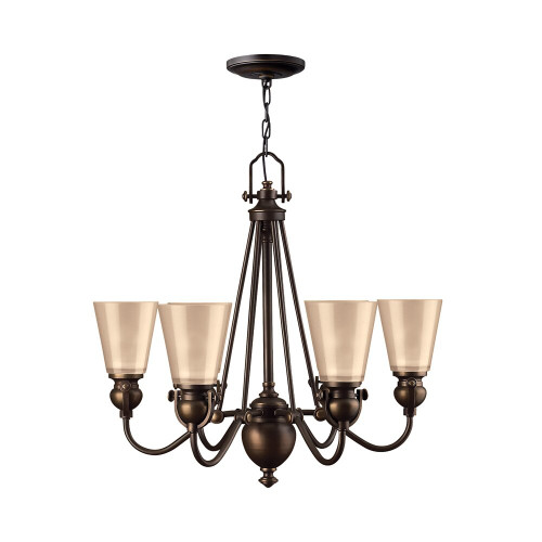 Elstead Lighting Elstead HK-MAYFLOWER6 Mayflower 6 Light Olde Bronze Fitting