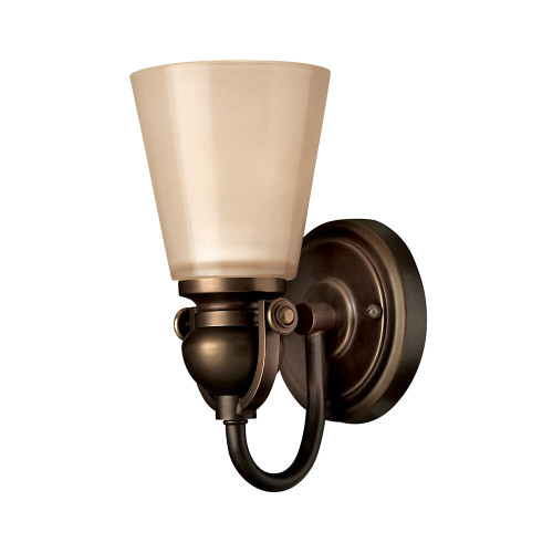 Elstead Lighting Elstead HK-MAYFLOWER1 Mayflower Olde Bronze Wall Light