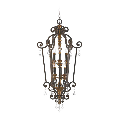 Elstead Lighting Elstead QZ-MARQUETTE6-B Marquette 6 Light Heirloom Pendant