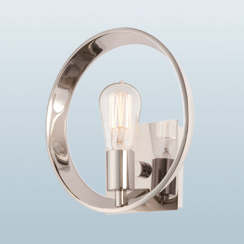 Elstead Lighting Elstead QZ-THEATER-ROW1IS Theater Row Silver Wall Light