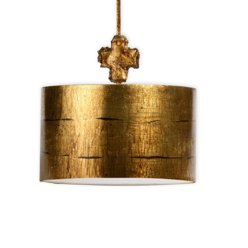 Elstead Lighting Elstead FB-FRAGMENT-G-PL Fragment 1 Aged Gold Pendant
