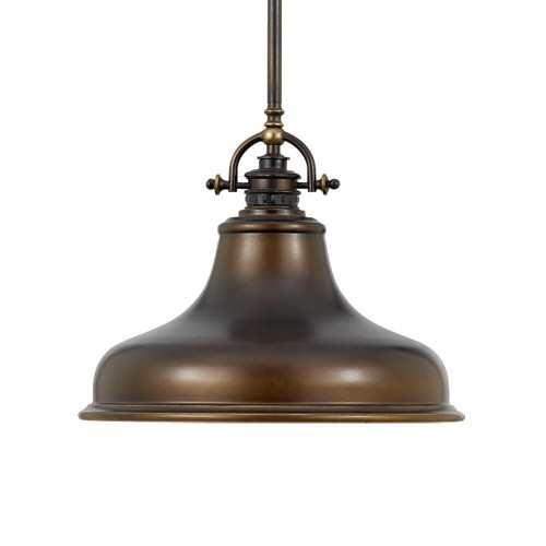 Elstead Lighting Elstead QZ-EMERY-P-M-PN Emery 1 Light Palladian Bronze Pendant