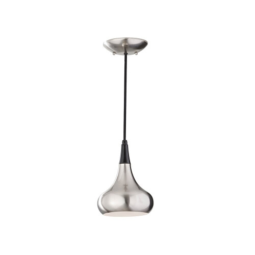 Elstead Lighting Elstead FE-BESO-P-S-BS Beso 1 Light Brushed Steel Pendant