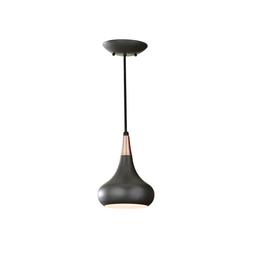 Elstead Lighting Elstead FE-BESO-P-S-DBZ Beso 1 Light Dark Bronze Pendant