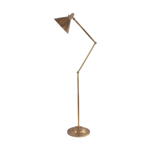 Elstead Lighting Elstead PV-FL-AB Provence 1 Light Aged Brass Floor Lamp
