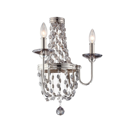 Elstead Lighting Elstead FE-MALIA2 Malia 2 light Polished Nickel Wall Light