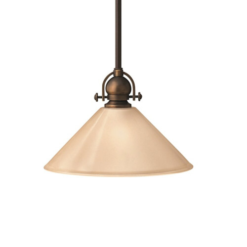 Elstead Lighting Elstead HK-MAYFLOWER-P-B Mayflower 1 Light Old Bronze Pendant