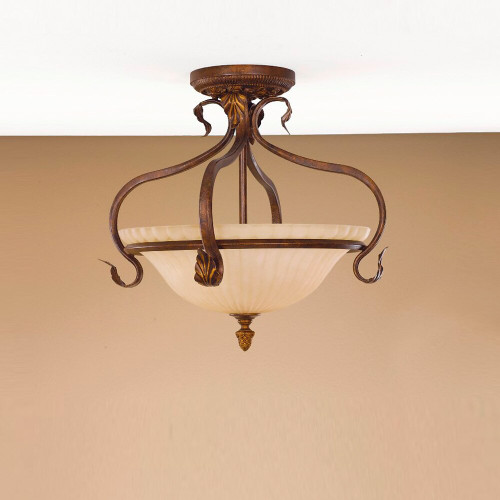 Elstead Lighting Elstead FE-SONOMAVALLEY-SF Sonomavalley Semi Flush